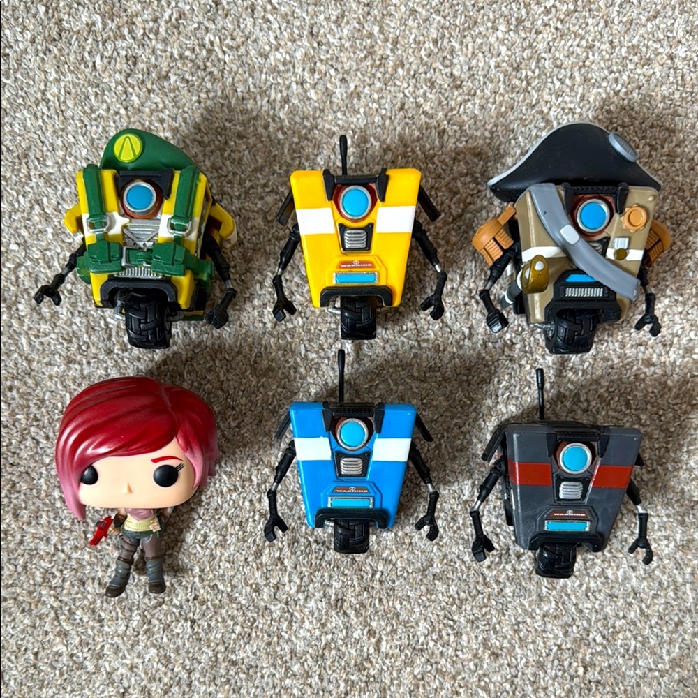 Borderlands CLAPTRAP Funko Pop Lot of 6 (Loose) - Borderlands Vinyl Figures